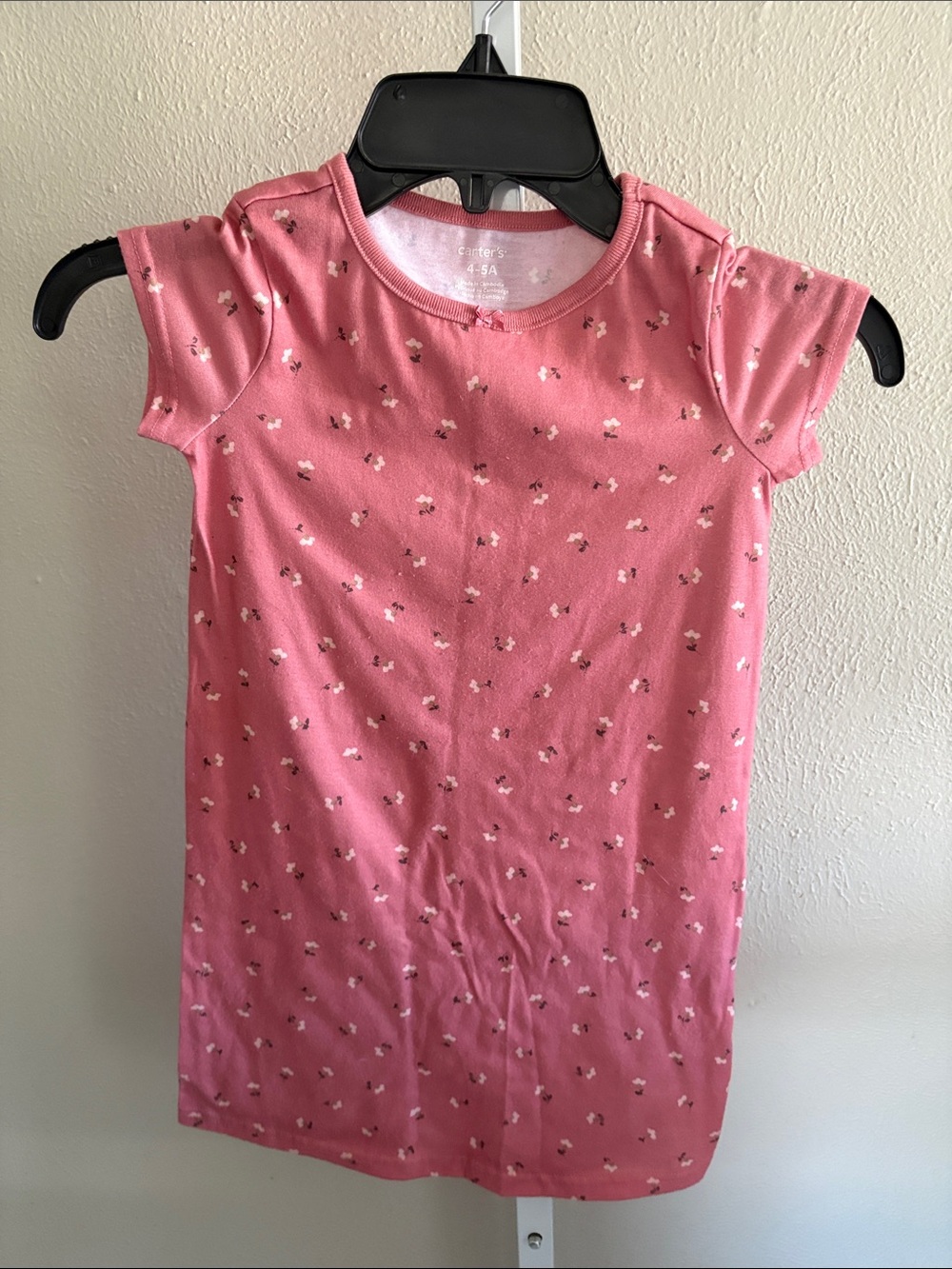 Carter's Pink Floral Sleep Shirt Size 4-5